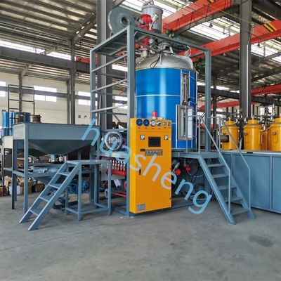 EPS Batch Pre-Expander Machine Peso bruto 2500.000kg Engenheiros para serviço no estrangeiro