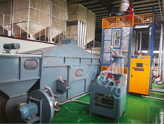 Máquina de fabricação de contas de EPS de 8-30 kg/m3 de densidade para produção de contas de poliestireno expandido