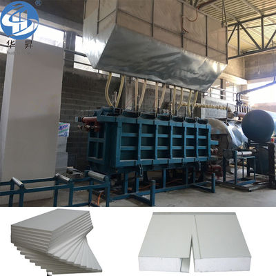 Máquina de placa de espuma de poliestireno controlada por Omron PLC para fabricação de blocos de espuma de EPS