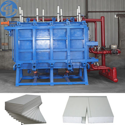 Linha de produção de folhas de espuma de isolamento de poliestireno controlada por PLC da Omron para blocos de EPS